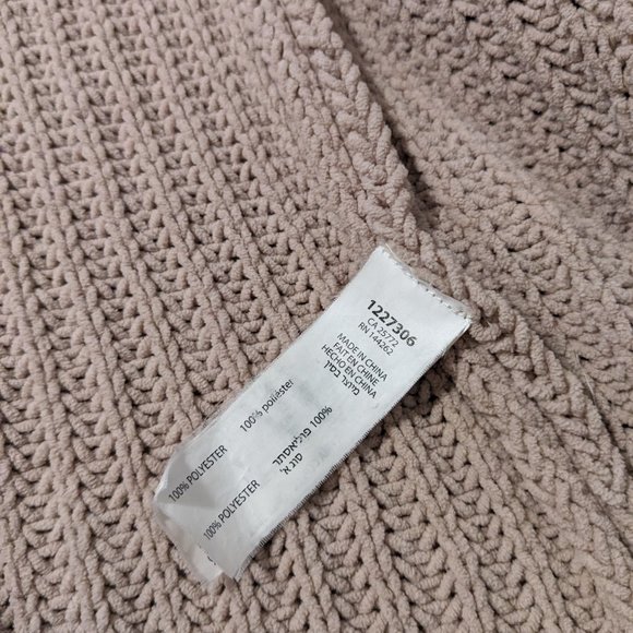 Black Tape_ Chunky Knit Cardigan, Dusty Pink, Size S, EUCUC - Picture 6 of 7